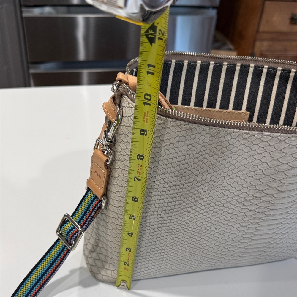 Consuela Textured Cream Crossbody Bag - Picture 11 of 11